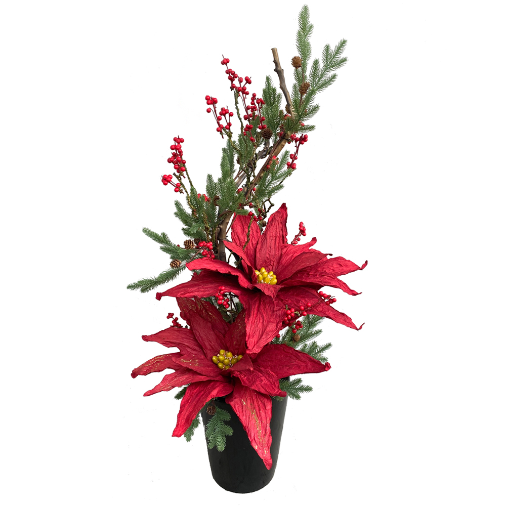 Ponsettia_arrangement